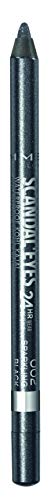 Rimmel London Matita Occhi Waterproof Scandaleyes - Kohl Kajal Brillantinato, 002 Sparkling Black