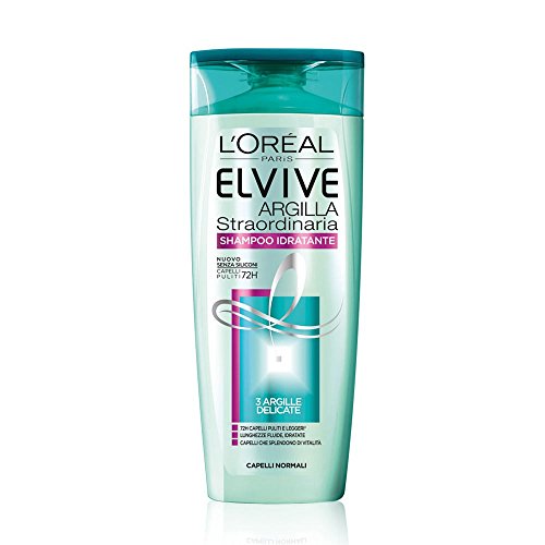 L'Oreal L Oreal Elvive Argilla Straordianaria Shampoo Idratante 400 Ml