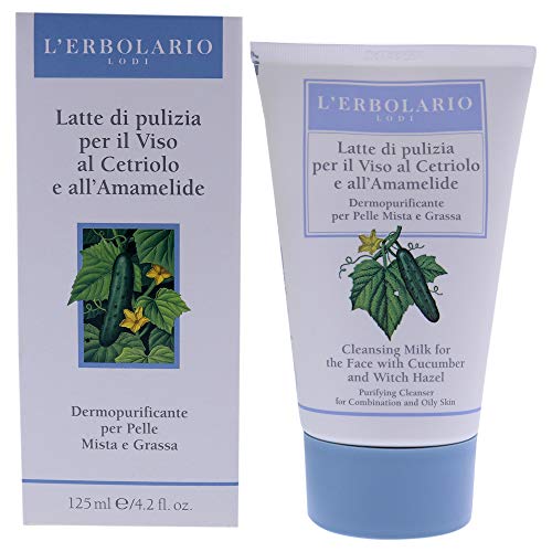 L'Erbolario Latte Detergente Cetriolo E Amamelide