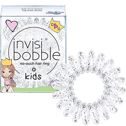 Invisibobble Kids Elastico Capelli Per Bambina Princess Sparklex3I Elastici Per Capelli A Spirale Per Donne E Uomini I Non Lasciano I Segni