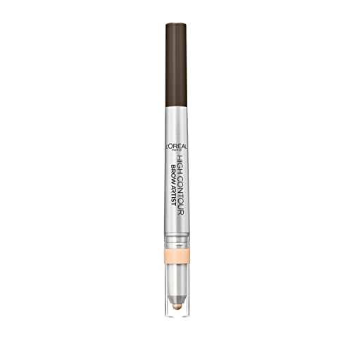 L'Oréal Paris Matita Sopracciglia Automatica High Definer 2 In 1, Tratto Automatico Con Illuminante, 109 Ebony