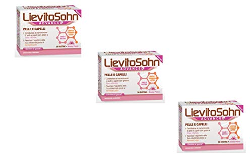 3 Lievitosohn Advanced 30 Bustine Per Capelli E Pelle Sana