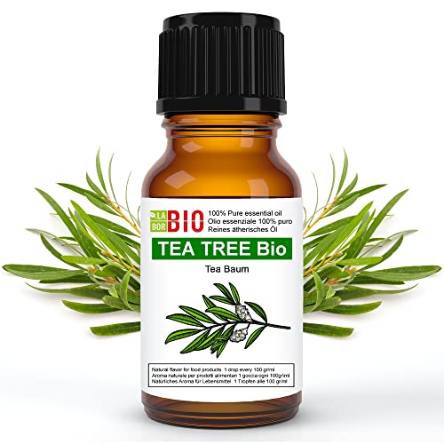 Tea Tree Bio Olio Essenziale 100% Puro Albero Del Te' 30 Ml - Uso Interno Terapeutico Alimentare Diffusori Ambiente Aromaterapia Cosmetica - Laborbio
