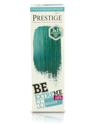 Vip'S Prestige Be Extreme | Tonalizzante Semipermanente Per Capelli 55 Turchese | Pigmento Puro | Aggiunge Colore Ai Capelli Decolorati O Grigi | Senz