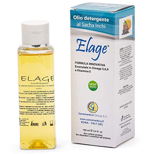 Olio Detergente Viso E Corpo Per Dermatite Atopica – Previene E Neutralizza Psoriasi Prurito Secchezza E Infiammazione Cutanea – Nickel Tested - 100Ml
