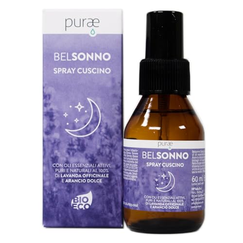 Purae Belsonno Spray Cuscino Lavanda Officinale E Arancio Dolce