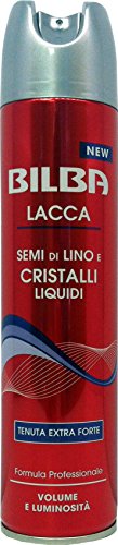 12 X Bilba Styling Lacca Extraforte Semi Di Lino&Cr.Liquidi 250Ml