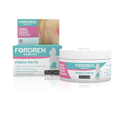 Zuccari Fordren Cosmetics Pancia Piatta, Aloe Vera, 180 Ml