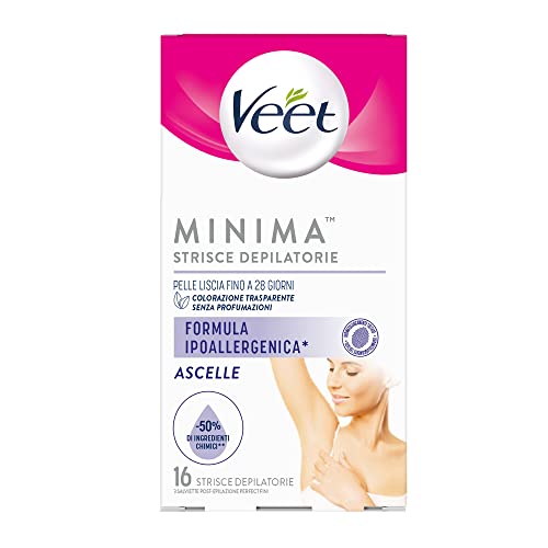 Veet Strisce Ipoallergeniche Ascelle, 8X2 Pezzi