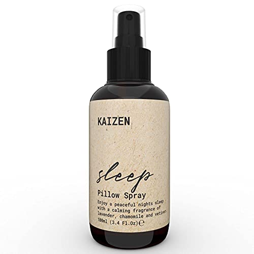 Kaizen Spray Cuscino Per Dormire Alla Lavanda E Camomilla - Spray Lavanda Per Dormire Meglio - Profumo Per Cuscino Lavanda Spray - Deep Sleep Pillow S