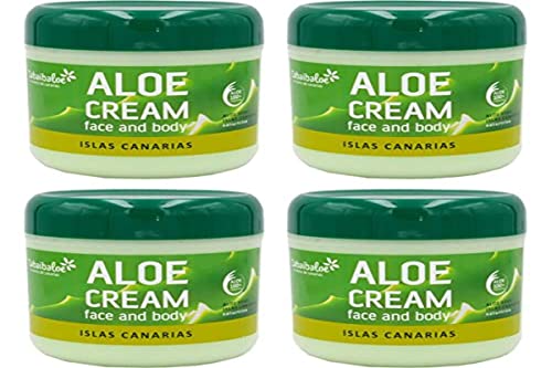 Tabaiba Crema Aloe Vera 4 Confezioni Di Crema Viso E Corpo All’Aloe Vera