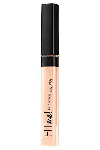 Maybelline New York Correttore Fit Me, Formula Liquida Leggera, Ottima Coprenza, Finish Anti Fatica, 15 Fair, 6,8 Ml