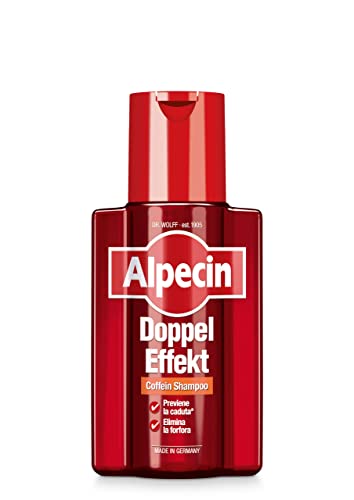 Alpecin Doppel Effekt 1 X 200 Ml | Shampoo Anticaduta Per Uomo E Antiforfora, Trattamento Professionale