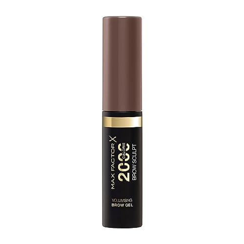 Max Factor 2000 Calorie Volumizzante Sopracciglia Sculpt Gel Calorico, Lunga Durata, Pieno E Pieno, Impermeabile, Antisbavature, Forme E Intensifica,