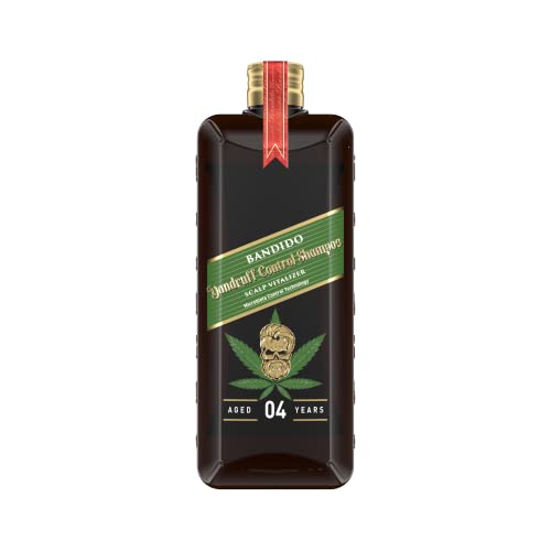 Bandido Shampoo Per Capelli Controllo Della Forfora 350Ml | Shampoo Antiforfora Per Uomo - Previene Il Prurito - Privo Di Sale E Solfati