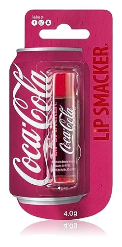 Lip Smacker Coca Cola Collection, Balsamo Labbra Aromatizzato Alla Coca Cola, Idratante E Rinfrescante, Confezione Blister Singola