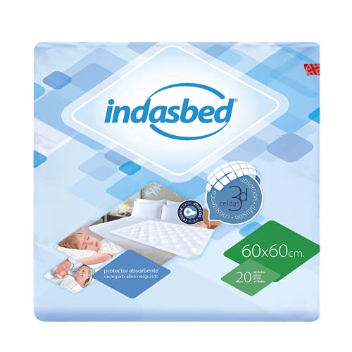 Indasbed - Teli Protettivi Per Letto, Linea: Súper, 60 X 60 Cm, 20 Pz