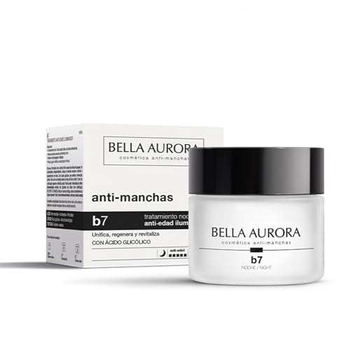 Bella Aurora Crema De Noche Anti-Manchas Y Anti-Edad, 50 Ml | Antiarrugas | Eficacia Para Manchas En La Cara Y Arrugas | Despigmentante Facial E Hidra