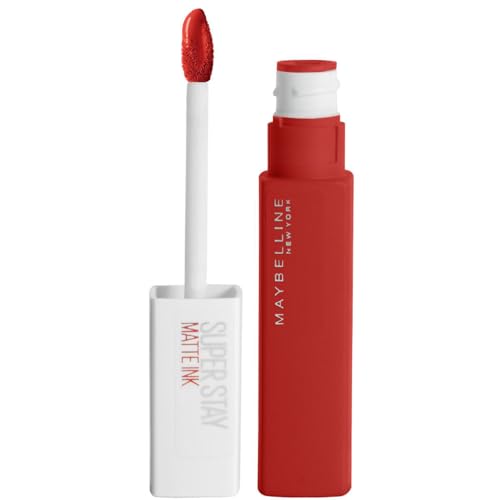 Maybelline New York Rossetto Matte Superstay Matte Ink, Tinta Labbra A Lunga Tenuta, Colore Intenso E Vibrante, No Transfer, Dancer (118), 5 Ml