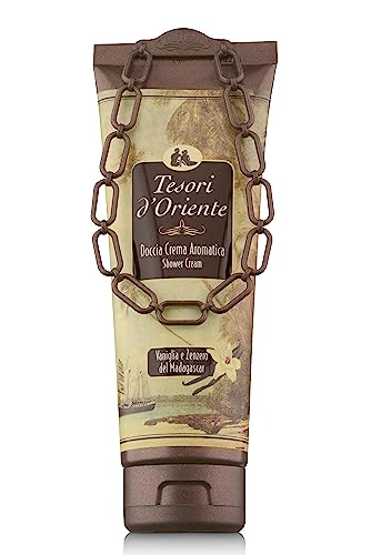 Tesori D'Oriente - Doccia Crema Vaniglia E Zenzero Del Madagascar, Deterge Delicatamente La Pelle, Dona Una Sensazione Di Benessere Prolungato, 250Ml