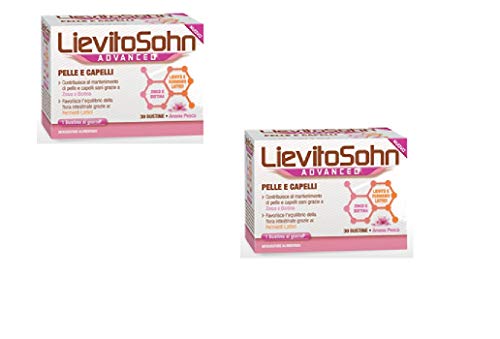 2 Lievitosohn Advanced 30 Bustine Per Capelli E Pelle Sana