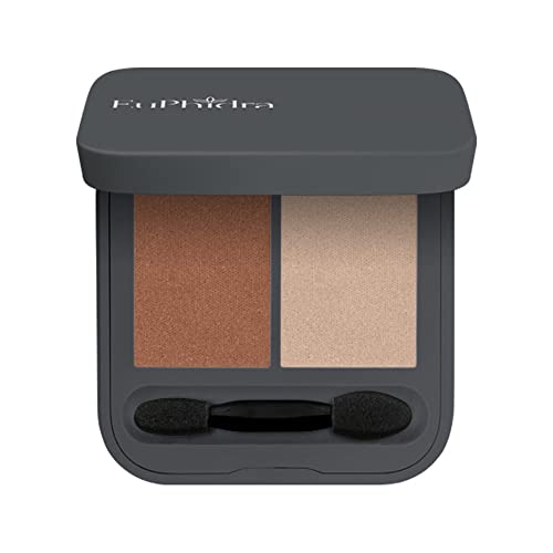 Euphidra Ombretto Duo In Polvere Setosa Illuminante Colore Od02 Warm, 4G