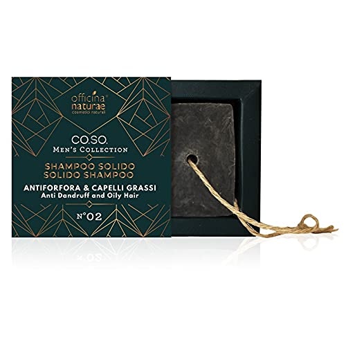 Officina Naturae Shampoo Solido Antiforfora E Capelli Grassi Uomo N°02 50 Grammi Bio Co.So. Men'S Collection