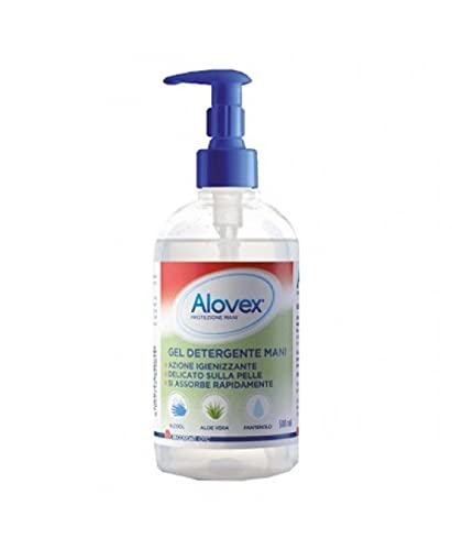 Alovex Gel Detergente Mani Azione Igienizzante, 500Ml