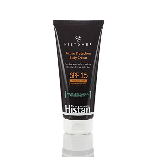 Histan Body Cream Spf 15 - Protezione Solare Corpo Snellente Media Protezione Uva Uvb Filtri Solari Fotostabili Ed Attivi Anti Cellulite - 200 Ml
