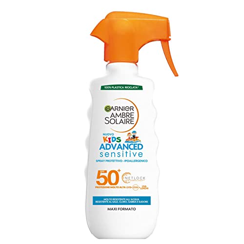 Garnier Latte Solare Protettivo Spray Bambini, 300 Ml