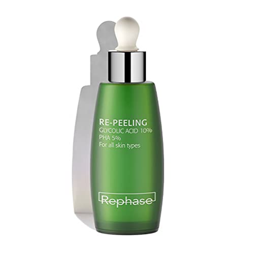 Rephase Re-Peeling - Acido Glicolico 10% Pha 5% Trattamento Esfoliante Viso,30Ml