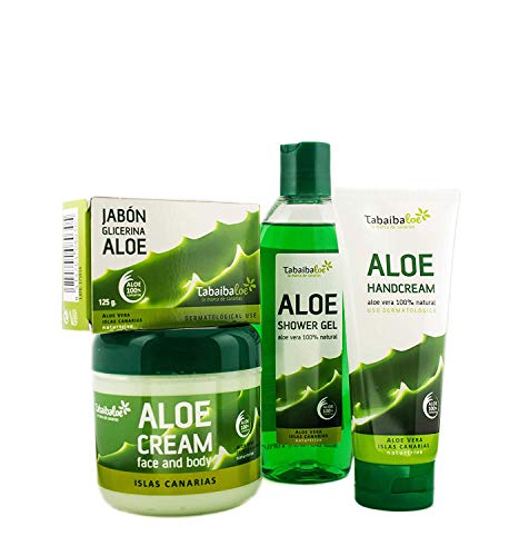 Tabaiba Aloe Vera Borsa Da Viaggio Set Da Bagno E Cura Della Persona Cosmetico Naturale Aloe Vera Tabaibaloe