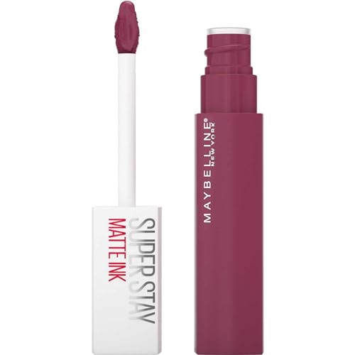 Maybelline New York Rossetto Matte Superstay Matte Ink, Tinta Labbra A Lunga Tenuta, Colore Intenso E Vibrante, No Transfer, Successful (165), 5 Ml