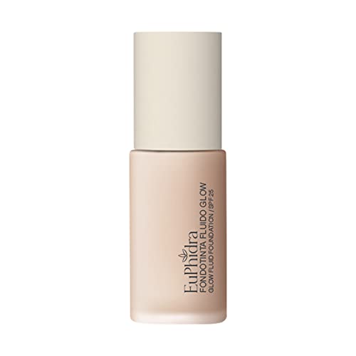 Euphidra Fondotinta Fluido Glow Con Protezione Solare Spf25 Colore Fg01, 30Ml