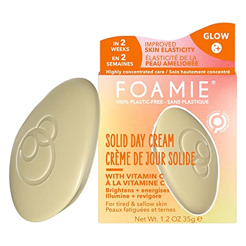 Foamie Crema Viso E Crema Contorno Occhi Solida Con Vitamina C - Crema Antimacchia Viso Per Donna E Uomo - Vitamina C Siero Viso Con Estratto Di Curcu
