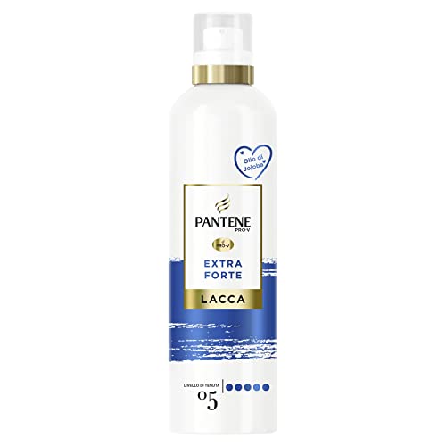 Pantene Pro-V Lacca Per Capelli, Extra Forte, Con Olio Di Jojoba, Termoprotettore, Fissa Il Tuo Look A Lungo Senza Effetto Cartone, Protegge Da Umidit