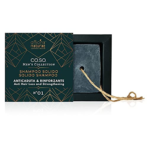 Officina Naturae Shampoo Solido Anticaduta E Rinforzante Uomo N°01 50 Grammi Bio Co.So. Men'S Collection