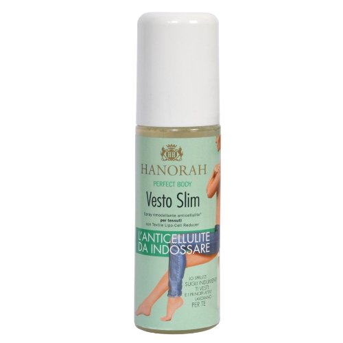 Hanorah Vesto Slim - Spray Rimodellante Anticellulite Per Tesusti Con Textile Lipo-Cell Reducer, 200 Ml, 1 Pz.