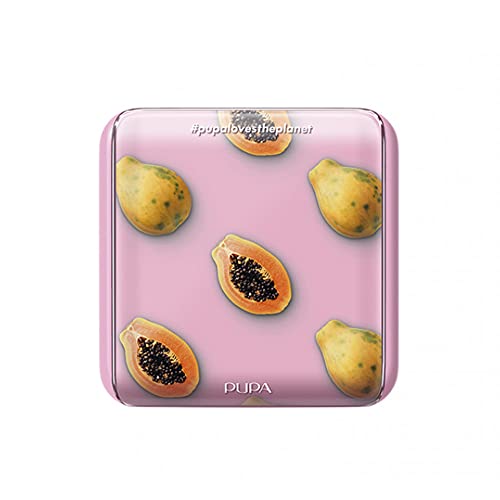 Pupa Tropical Trousse 007 Rosa Papaya Palette Viso E Occhi 007 Con Specchietto 8Gr