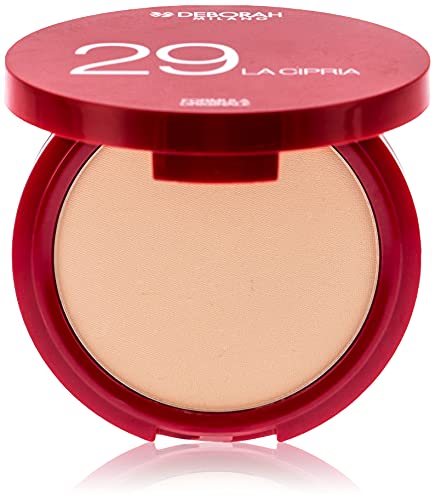 Deborah Milano - La Cipria Compatta, 29 Light Beige, Effetto Matte, Levigante E Illuminante, Dal Finish Naturale, 13 Gr