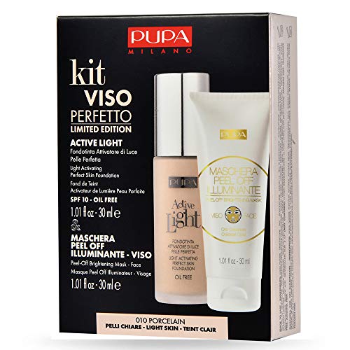Cofanetto Pupa Kit Viso Perfetto Active Light N. 010 Porcelain