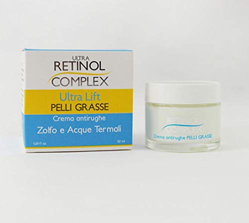 Crema Antirughe Per Pelli Grassi Con Zolfo E Acque Termali Retinol Complex 50 Ml