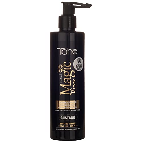 Tahe Magic Rizos Crema Di Fissaggio Morbida Custards, 300 Ml