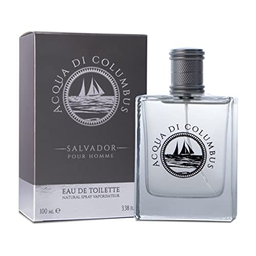 Acqua Di Columbus | Salvador Eau De Toilette - Profumo Uomo Acqua Di Colombus, Note Agrumate E Speziate, Made In Italy, 100 Ml