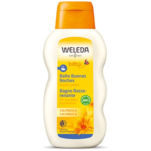 Weleda Baby Bagno Rasserenante Calendula, Ideale Per Il Bagnetto Serale, Formula Non Schiumogena (1X200 Ml)