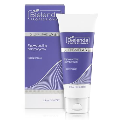 Bielenda Supremelab Clean Comfort, Peeling Agli Enzimi Del Fico, Leviga E Illumina La Pelle, 70 G