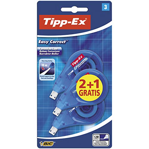 Tipp-Ex Easy Correct - Nastro Correttore, Ultra Lungo, 3 Pezzi