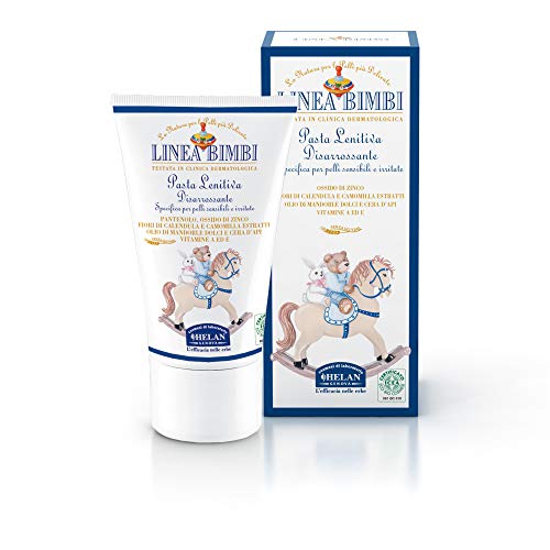 Helan, Linea Bimbi Bio, Crema Cambio Pannolino Per Neonati E Bambini, Pasta Protettiva Calmante Per Arrossamenti E Irritazioni Anche Per Pelli Sensibi