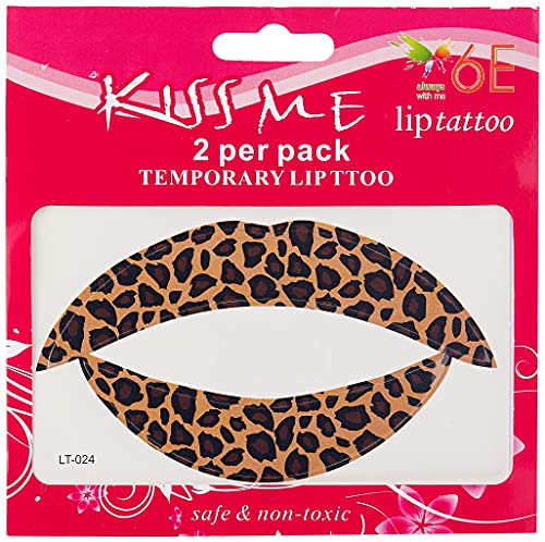6E Lip Tattoo Africano 2 X Pack Of 2