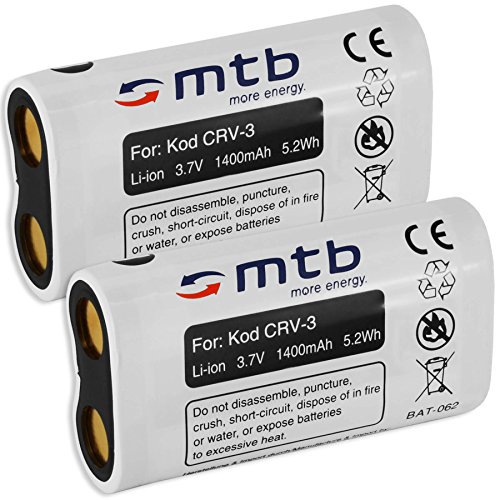 2X Batterie Crv-3 Per Benq Dc 4500 // Contax Aria